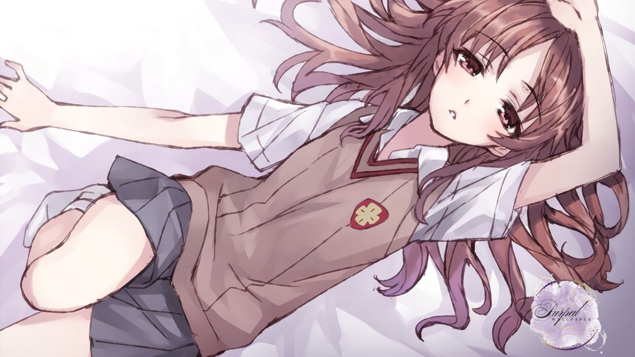 Kuroko Shirai Purple Dress Wallpaper A Stunning Visual Delight